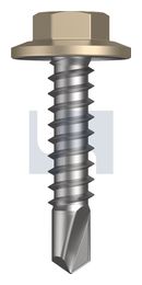 METAL SDS 5/16AF FLANGED HEX CL4 PA MET 5/16AF HX:14-14X 22 thumbnail 2