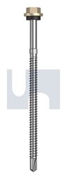 METAL SDS HEX HEAD + WASHER CL4 PA MET SEAL HX S:14-14X115 thumbnail 2