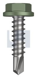 METAL SDS FLANGED HEX HEAD CL4 PE MET FLG HX:10-16X 22 thumbnail 2