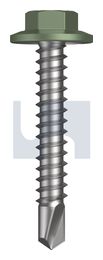 METAL SDS FLANGED HEX HEAD CL4 PE MET FLG HX:12-14X 35 thumbnail 2
