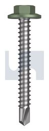 METAL SDS FLANGED HEX HEAD CL4 PE MET FLG HX:12-14X 45 thumbnail 2