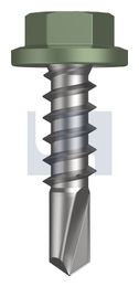 METAL SDS FLANGED HEX HEAD CL4 PE MET FLG HX:14-10X 25 thumbnail 2