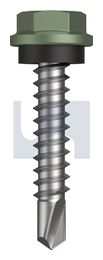 METAL SDS HEX HEAD + WASHER CL4 PE MET SEAL HX:10-16X 25 thumbnail 2