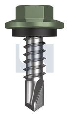 METAL SDS HEX HEAD + WASHER CL4 PE MET SEAL HX:12-14X 20 thumbnail 2