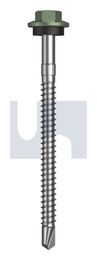 METAL SDS HEX HEAD + WASHER CL4 PE MET SEAL HX S:12-14X 75 thumbnail 2