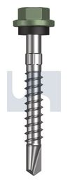 METAL SDS HEX HEAD + WASHER CL4 PE MET SEAL HX S:14-10X 50 thumbnail 2