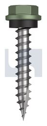 TYPE 17 HEX HEAD + WASHER CL4 PE T17 SEAL HX:10-12X 30 thumbnail 2