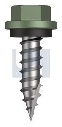 TYPE 17 HEX HEAD + WASHER CL4 PE T17 SEAL HX:14-10X 25 thumbnail 2