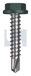 METAL SDS FLANGED HEX HEAD CL4 PL MET FLG HX:10-16X 25 thumbnail 2