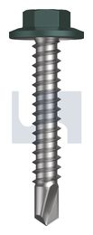 METAL SDS FLANGED HEX HEAD CL4 PL MET FLG HX:12-14X 35 thumbnail 2