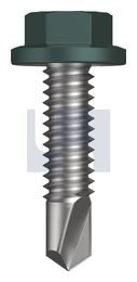 METAL SDS FLANGED HEX HEAD CL4 PL MET FLG HX:14-20X 25 thumbnail 2