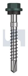 METAL SDS HEX HEAD + WASHER CL4 PL MET SEAL HX S:14-10X 50 thumbnail 2
