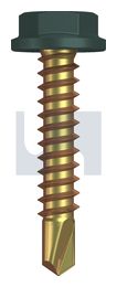 METAL SDS FLANGED HEX HEAD ZYP PL MET FLG HX:10-16X 25 thumbnail 2