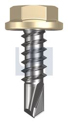 METAL SDS FLANGED HEX HEAD CL4 PR MET FLG HX:10-16X 16 thumbnail 2