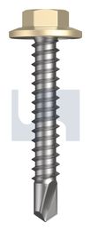 METAL SDS FLANGED HEX HEAD CL4 PR MET FLG HX:12-14X 35 thumbnail 2