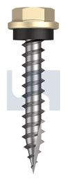 TYPE 17 HEX HEAD + WASHER CL4 PR T17 SEAL HX:10-12X 30 thumbnail 2