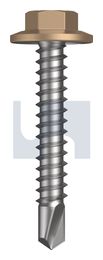 METAL SDS FLANGED HEX HEAD CL4 PT MET FLG HX:12-14X 35 thumbnail 2