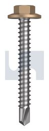 METAL SDS FLANGED HEX HEAD CL4 PT MET FLG HX:12-14X 45 thumbnail 2