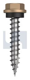 TYPE 17 HEX HEAD + WASHER CL4 PT T17 SEAL HX:10-12X 30 thumbnail 2