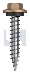 TYPE 17 HEX HEAD + WASHER CL4 PT T17 SEAL HX:12-11X 35 thumbnail 2