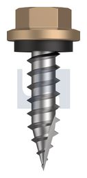 TYPE 17 HEX HEAD + WASHER CL4 PT T17 SEAL HX:14-10X 25 thumbnail 2