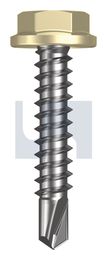METAL SDS FLANGED HEX HEAD CL4 SA MET FLG HX:10-16X 25 thumbnail 2