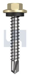 METAL SDS HEX HEAD + WASHER CL4 SA MET SEAL HX:12-14X 35 thumbnail 2