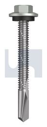 s500 SDS HEX HEAD + WASHER CL4 SG S500 SEAL HX:12-24X 50 thumbnail 2