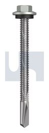 s500 SDS HEX HEAD + WASHER CL4 SG S500 SEAL HX:12-24X 65 thumbnail 2
