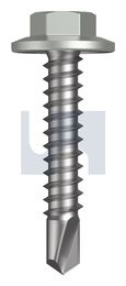 METAL SDS FLANGED HEX HEAD CL4 SG MET FLG HX:12-14X 30 thumbnail 2
