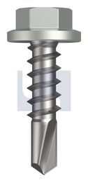 METAL SDS FLANGED HEX HEAD CL4 SG MET FLG HX:14-10X 25 thumbnail 2