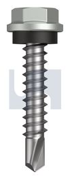 METAL SDS HEX HEAD + WASHER CL4 SG MET SEAL HX:10-16X 25 thumbnail 2