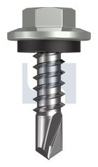 METAL SDS HEX HEAD + WASHER CL4 SG MET SEAL HX:12-14X 20 thumbnail 2