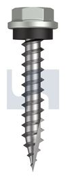 TYPE 17 HEX HEAD + WASHER CL4 SG T17 SEAL HX:10-12X 30 thumbnail 2