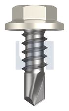 METAL SDS FLANGED HEX HEAD CL4 SM MET FLG HX: 8-18X 12 thumbnail 2