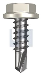 METAL SDS FLANGED HEX HEAD CL4 SM MET FLG HX:10-16X 16 thumbnail 2