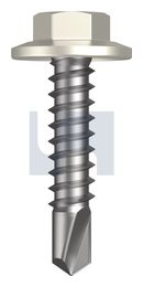 METAL SDS FLANGED HEX HEAD CL4 SM MET FLG HX:12-14X 25 thumbnail 2