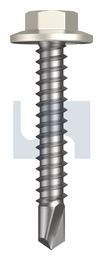 METAL SDS FLANGED HEX HEAD CL4 SM MET FLG HX:12-14X 35 thumbnail 2