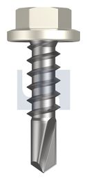METAL SDS FLANGED HEX HEAD CL4 SM MET FLG HX:14-10X 25 thumbnail 2