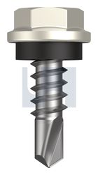 METAL SDS HEX HEAD + WASHER CL4 SM MET SEAL HX:10-16X 16 thumbnail 2