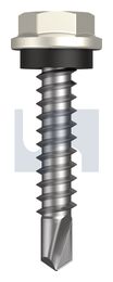 METAL SDS HEX HEAD + WASHER CL4 SM MET SEAL HX:10-16X 25 thumbnail 2