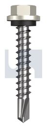 METAL SDS HEX HEAD + WASHER CL4 SM MET SEAL HX:14-10X 42 thumbnail 2