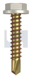 METAL SDS FLANGED HEX HEAD ZYP SM MET FLG HX:10-16X 25 thumbnail 2