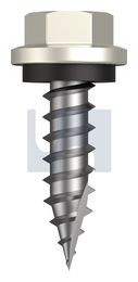 TYPE 17 HEX HEAD + WASHER CL4 SM T17 SEAL HX:14-10X 25 thumbnail 2