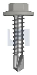METAL SDS FLANGED HEX HEAD CL4 SO MET FLG HX:12-14X 25 thumbnail 2