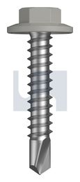 METAL SDS FLANGED HEX HEAD CL4 SO MET FLG HX:12-14X 30 thumbnail 2