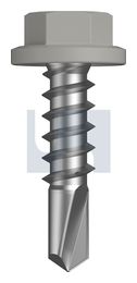 METAL SDS FLANGED HEX HEAD CL4 SO MET FLG HX:14-10X 25 thumbnail 2