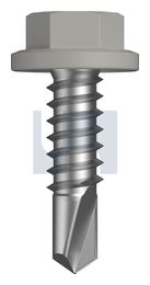 METAL SDS FLANGED HEX HEAD CL4 SO MET FLG HX:14-14X 22 thumbnail 2