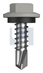 METAL SDS HEX HEAD + WASHER CL4 SO MET SEAL HX:12-14X 20 thumbnail 2
