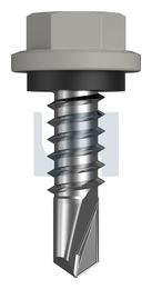 METAL SDS HEX HEAD + WASHER CL4 SO MET SEAL HX:14-14X 22 thumbnail 2